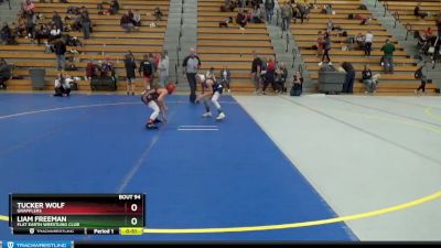 80 lbs 1st Place Match - Liam Freeman, Flat Earth Wrestling Club vs Tucker Wolf, Grapplers