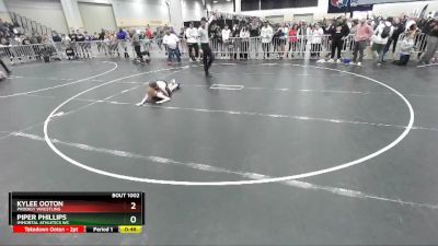 81 lbs Round 1 - Kylee Ooton, Prodigy Wrestling vs Piper Phillips, Immortal Athletics WC