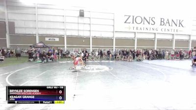 118 lbs 1st Place Match - Brynlee Sorensen, Sanderson Wrestling Academy vs Keagan Grange, Utah