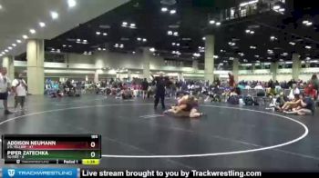 185 lbs Placement (16 Team) - Addison Neumann, STL Yellow vs Piper Zatechka, SD Fire