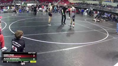 150 lbs Cons. Round 1 - Aiden Page, Broken Bow Wrestling Club vs Alyck Rodriguez, Scottsbluff Wrestling Club