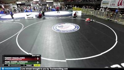 110 lbs Quarterfinal - Tommy Magallanes, Dethrone Wrestling Club vs Marc-Daniel Jumanan, Beat The Streets - Los Angeles