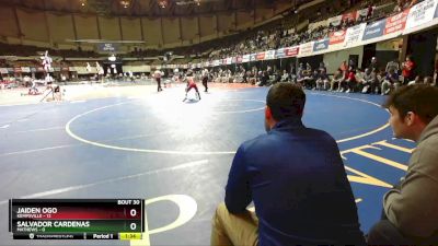 120 lbs Placement (16 Team) - Jaiden Ogo, Kempsville vs Salvador Cardenas, Mathews