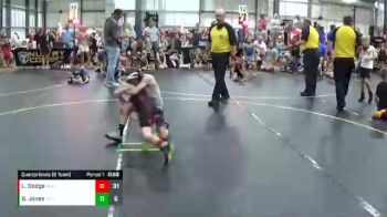 60 lbs Quarterfinals (8 Team) - Brayden Jones, Team Gotcha vs Logan Dodge, ARES Black