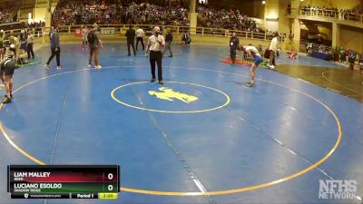 150 lbs Quarterfinal - Luciano Esoldo, Shadow Ridge vs Liam Malley, Reed