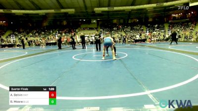 117 lbs Quarterfinal - Ava Belvin, Smith Wrestling Academy vs Baylor Moore, Blue Devil Wrestling