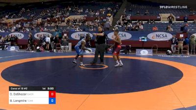 57 kg Consolation - Daniel DeShazer, Gopher Wrestling Club - RTC vs Britain Longmire, Team Nevada