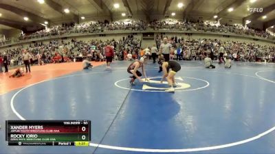 90 lbs Champ. Round 2 - Xander Myers, Joplin Youth Wrestling Club-AAA  vs Rocky Iorio, Open Mats Wrestling Club-AAA