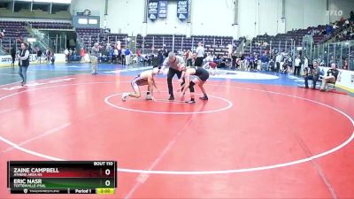 116 lbs Champ. Round 2 - Zaine Campbell, Athens Area Hs vs Eric Nasr, Tottenville-PSAL