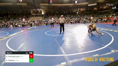 80 lbs Round Of 64 - Kosta Hatzigeorgiou, Thoroughbred Wrestling Academy vs Ryatt Rodden, Harrah Little League Wrestling