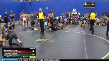 86 lbs Round 2 (6 Team) - Reagan Eaton, Hastings Wrestling Academy vs Adriana Kunz, Untouchables Purple