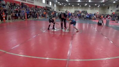 125 lbs Round 1 - Cash Carter, Blaine Wrestling Association vs Eli Duran, ANML LIGHTNING WRESTLING