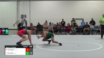 120 lbs Round 1 (4 Team) - Noah Nininger, Combat Athletics vs Thomas Verrette, Black Mambas