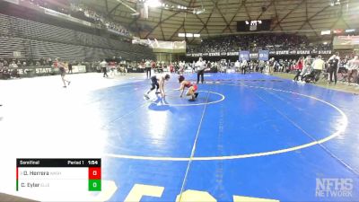 2A 106 lbs Semifinal - Daniel Herrera, Washington vs Cash Eylar, Ellensburg