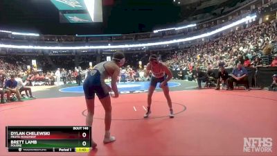 157-5A Quarterfinal - Dylan Chelewski, Fruita Monument vs Brett Lamb, Poudre