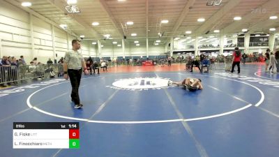 81 lbs Round Of 16 - Gabe Fiske, Little Lynx WC vs Luca Finocchiaro, Methuen