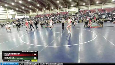 165 lbs Champ. Round 2 - Ben Smith, Sanderson Wrestling Academy vs Devon Peterson, Kearns