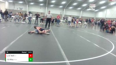 76 lbs Round 4 - Brooks Riley, Machine Shed Wrestling vs Liam O`Neill, Virginia Patroits