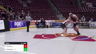 285 lbs Cons Round 1 - Dylan Bledsoe, Garnet Valley vs Zach Gallagher, Dubois