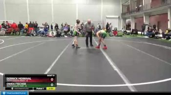 98 lbs Round 2 (8 Team) - Owen Fischer, South Dakota Fury vs Derrick Merrival, South Dakota Mania