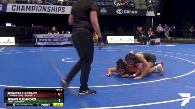 101 lbs Quarterfinal - Jennesis Martinez, Colorado Mesa University vs Jenavi Alejandro, Tiffin University