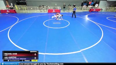 126 lbs Semifinal - Michael Kase, LAWC vs Leo Maestas, Clovis West High School Wrestling