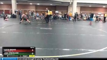 78 lbs Round 2 (6 Team) - Jake Strickland, Team Palmetto vs Lucas Reeves, Steel Valley