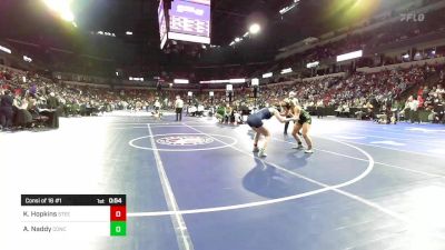 130 lbs Consi Of 16 #1 - Kayala Hopkins, Steele Canyon vs Ayaka Naddy, Concord