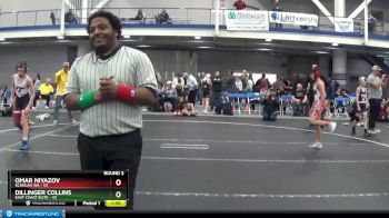 88 lbs Round 3 (8 Team) - Dillinger Collins, East Coast Elite vs Omar Niyazov, Scanlan WA