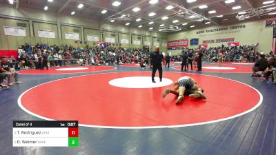 197 lbs Consi Of 4 - Traise Rodriguez, Atascadero vs Dj Weimer, Bakersfield