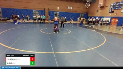 130lbs Cons. Semi - Kali Watson, Goldendale (Girls) vs Lavender Bel, Graham-Kapowsin (Girls)