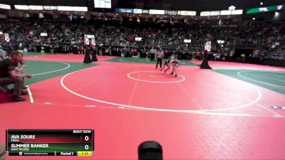 108 lbs Quarterfinal - Summer Banker, Unattached vs Ava Sours, FDMA