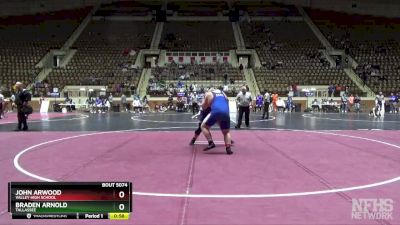 5A 285 lbs Cons. Round 2 - Braden Arnold, Tallassee vs John Arwood, Valley High School