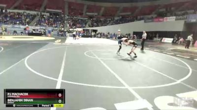 3A-120 lbs Champ. Round 1 - Benjamin Dinan, Banks vs PJ Machacek, Harrisburg