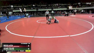 80 lbs Quarterfinal - Bryce Latta, Poquoson Athletic Association vs Ryder Fuller, Smithfield Wrestling