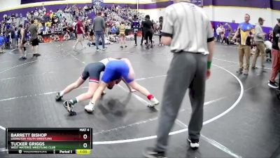 107 lbs 3rd Place Match - Tucker Griggs, West Wateree Wrestling Club vs Barrett Bishop, Lexington Youth Wrestling