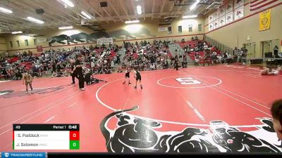 49 lbs Cons. Round 1 - Star Paddock, NWWC vs Jack Solomon, Port Angeles Wrestling Club