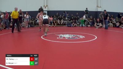 160 lbs Pools - Mason Fahey, Olympia National vs Graham Moyer, Dayton Bandits - Black