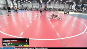 96 lbs Rd# 1 9:00am Friday - Bryce Boyer, PA Silver vs Justin Williamson, Scorpions
