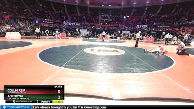 2A 152 lbs 5th Place Match - Aden Byal, Chatham (Glenwood) vs Collin Reif, Jacksonville (H.S.)