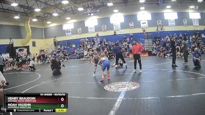 85/90/93 Round 3 - Henry Beaudoin, Eastside Youth Wrestling vs Noah Vaughn, Smithfield Wrestling