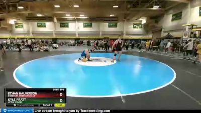 285 lbs Round 2 - Ethan Halverson, Dickinson Wrestling Club vs Kyle Pratt, Little Wound