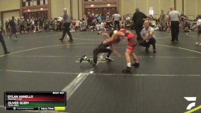 70 lbs Champ. Round 1 - Oliver Gliem, Team Apex vs Dylan Annello, Prophecy RTC