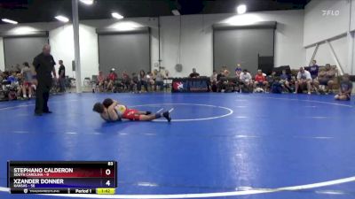 83 lbs Quarterfinals (8 Team) - Stephano Calderon, South Carolina vs Xzander Donner, Kansas