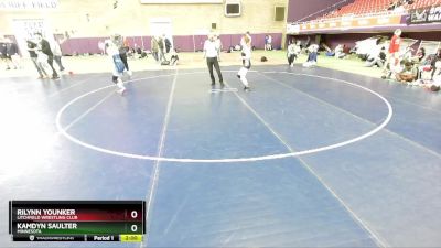 G116-122 lbs Round 3 - Kamdyn Saulter, Minnesota vs Rilynn Younker, Litchfield Wrestling Club