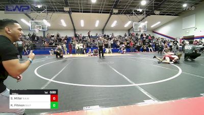 70 lbs Consolation - Samuel K Miller, R.A.W. vs Kambrye Pitmon, Sulphur Youth Wrestling Club