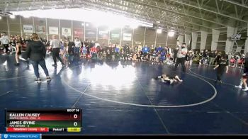 49 lbs Quarters & Wb (16 Team) - James Irvine, Mat Demons vs Kallen Causey, South Central Utah