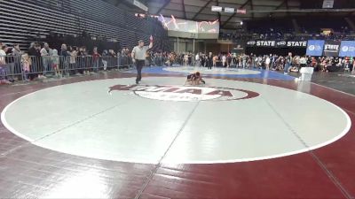 102 lbs Champ. Round 2 - Ty Satiacum Jr, Team Aggression Wrestling Club vs Brayden DeLeon, Othello Wrestling Club