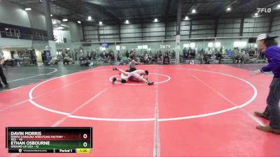 190 lbs Round 2 (4 Team) - Davin Morris, NORTH CAROLINA WRESTLING FACTORY - RED vs Ethan Osbourne, GROUND UP USA