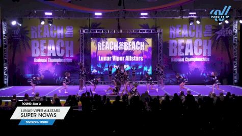 Lunar Viper Allstars - Super Novas [2024 L3 Youth Day 2] 2024 ACDA Reach the Beach Cheer Grand Nationals